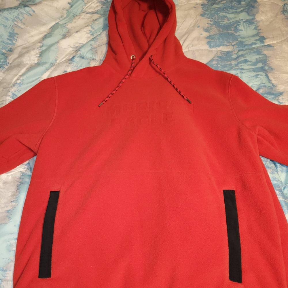 American Eagle Men's Pullover Hoodie Large